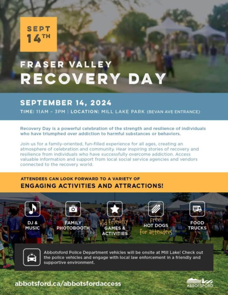 Recovery Day Fraser Valley