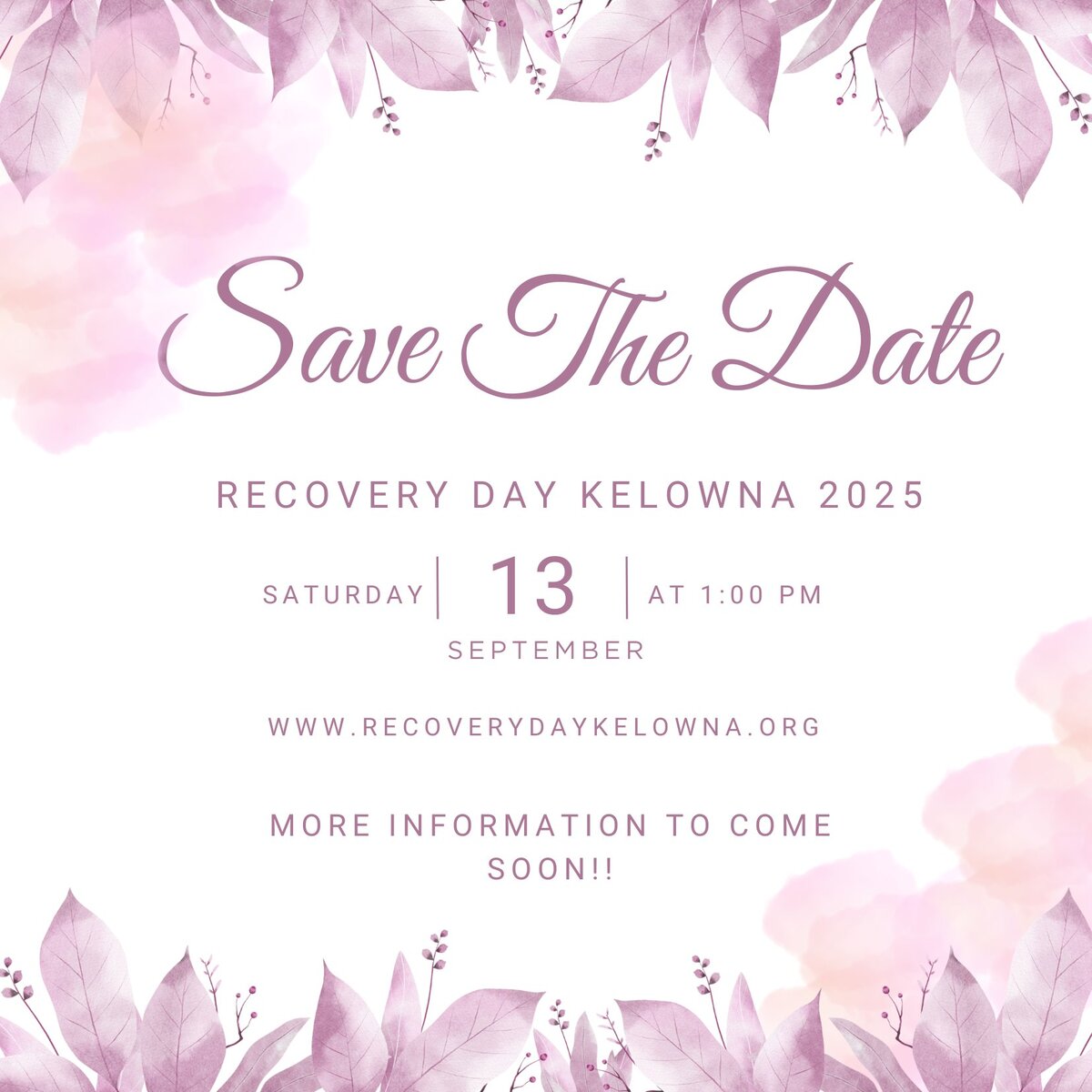 Recovery Day Kelowna