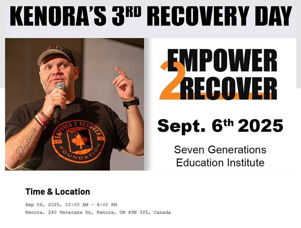 Recovery Day Kenora